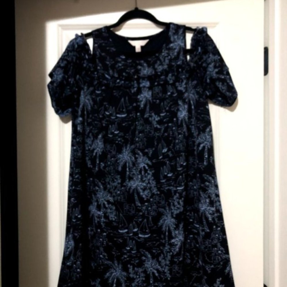 LC Cute Cold-Shoulder Dress Sz M